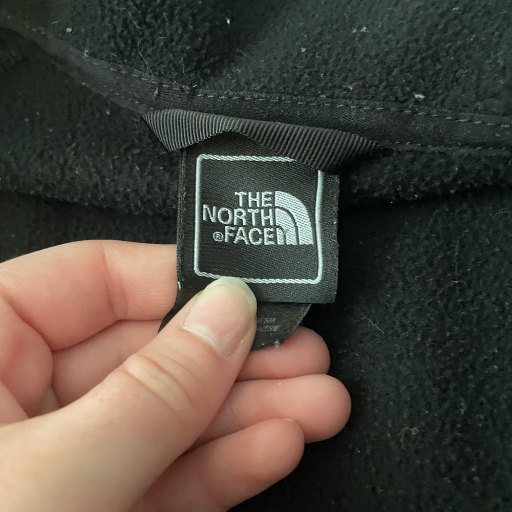 The North Face Black Fleece Sweatshirt/Jacket with Zipper Pockets Men’s Medium - Picture 4 of 5